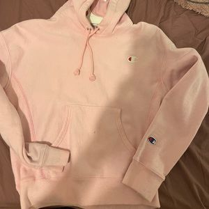 Pink champion hoodie